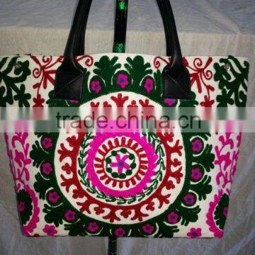 Suzani Embroidered Shopping Bags Manufacture In Jaipur