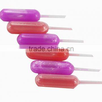 Mini plastic heart shape transfer pipettes 3ml Disposable Mini Pipettes Plastic, PE Transfer Dropper Fruit Infuser Perfume Decan