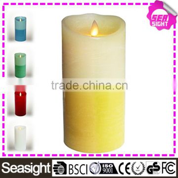 Candle led light, outdoor electric candle light, battery operated glitter candle light