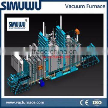 High temperature soldering furnace for carbon steel brazing