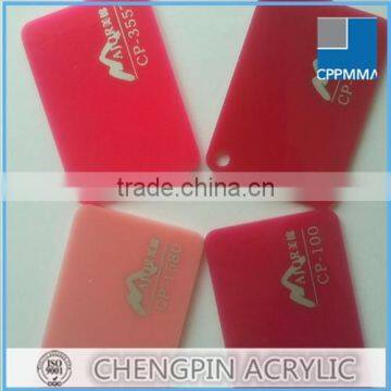 made in china high gloss color pmma sheet