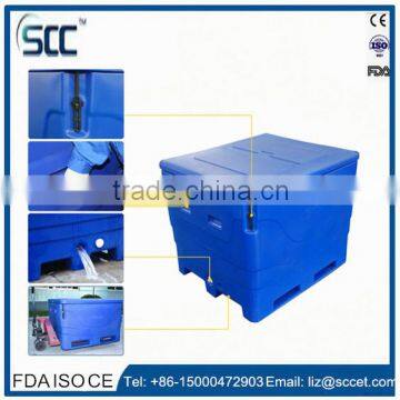 Plastic Tote Box for Fish, Rotomold Fish Tote, Insulated Box for Storing Fish photo-3