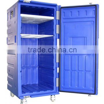 Insulated food transportation cabinet, cold storage cabinet