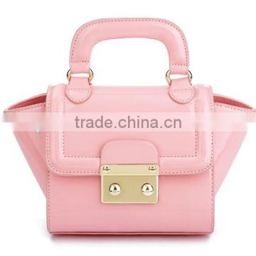 Superior PU Leather Youth Fasion Candy Colors Handbag