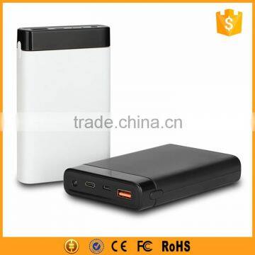 Two-way fast charging QC 2.0 10000mah power bank with type c terminal                        
                                                Quality Choice