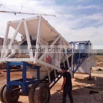 competitive price 35m3/h mini mobile concrete plant