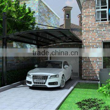Sun Shading Polycarbonate Roofing Single Carport for Four Season photo-4
