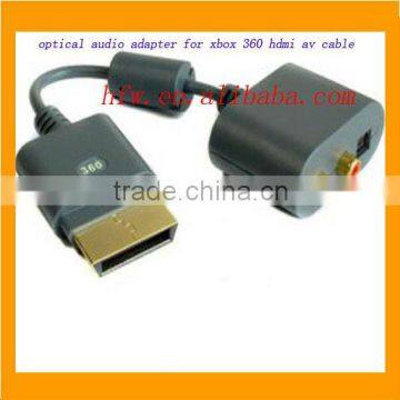 Hot !!!!!! optical audio adapter for xbox 360 hdmi av cable