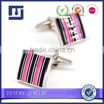 High Quality led enamel Cufflinks for men free sample