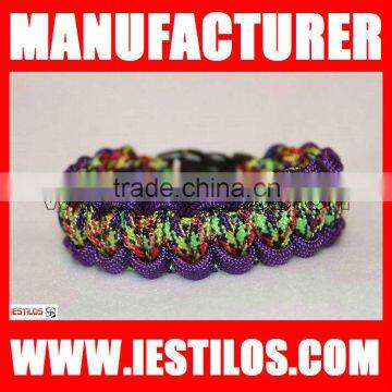 wholesale high quality color paracord bracelet