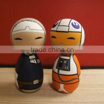 Kokeshi Doll. Xwing and Snowspeeder pilot