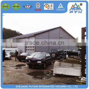 Quickly assemble steel door prefabricated sandwich panels garage