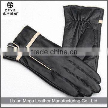 High quality Women Dress Leather Winter Fashion Gloves