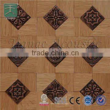 3d decorative wall panelold ship wood grain mosaic patterns