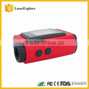 Laser works Golf rangefinder Red color LCD Screen 6x21 600m rangefinder Laser with Slope and Pinseeker