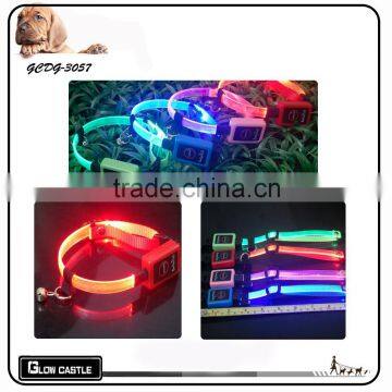 Personalized waterproof LED Flashing Cats and Puppy Collar
