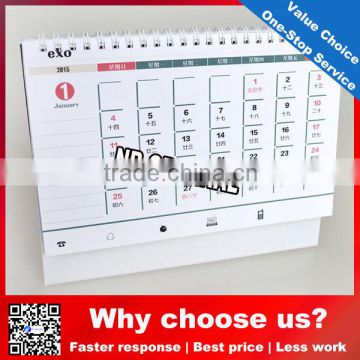 Wholesale New design Cheap Table Calendar/Daily Tear Off desk Calendar/ Desk Calendar Printing