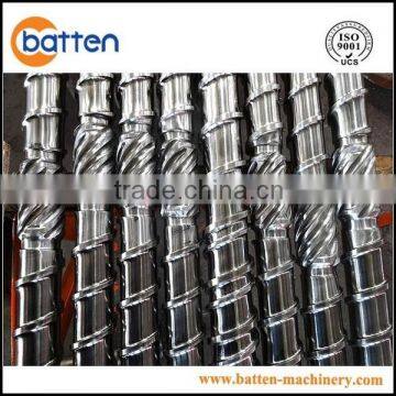 chrome plating finished PE film blowing extruder machine screw barrel for plastic