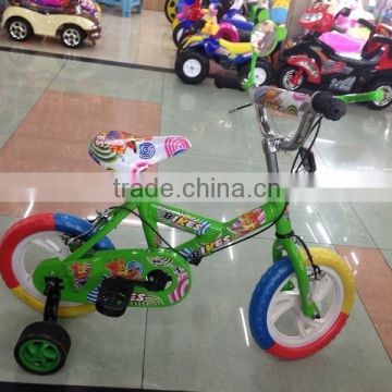 colorful children baby kids bike with 10 inch Aluminum Alloy Rim