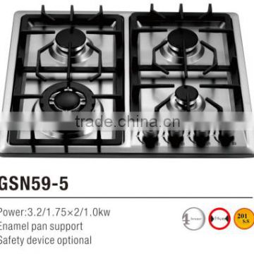 GSN59-5 4 burner electric spiral stove regulator gas stove