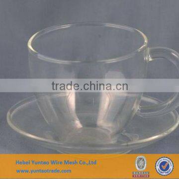 Clear drinking glass cup