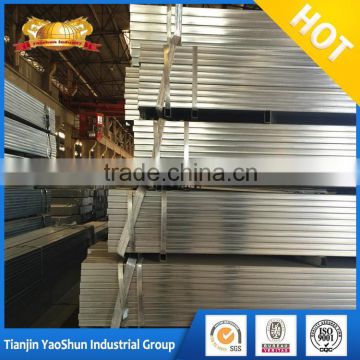 pre galvanized 60*60mm square tube/ 60*60 gi square pipe