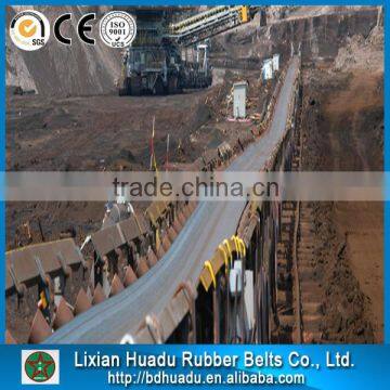 high efficiency heavy duty belt conveyor system rubber conveyor belt plant