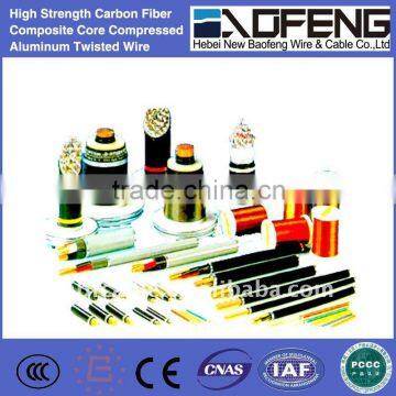 4.High Strength Carbon Fiber Composite Core Compressed Aluminum Twisted Wire