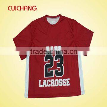 Wholesale sublimation lacrosse jersey