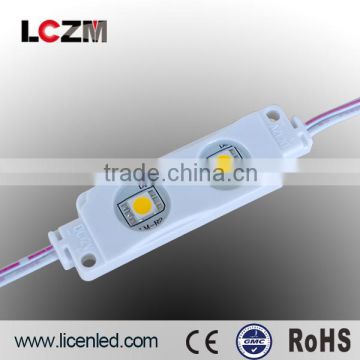 SMD 5050 module 2 leds/pc, Warm White, CE/RoHS