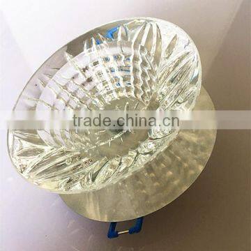 round recessed led light good quality beautiful crystal ceiling party light                        
                                                                                Supplier's Choice