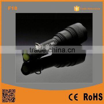 F18 xm-l t6 led rechargeable camping Police torch flashlight