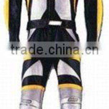 DL-1304 Leather Motorbike Suit , Motorcycle Sports Suit , Leather Wears