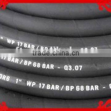 R6 super flexible oil resistant synthetic hydraulic rubber hose