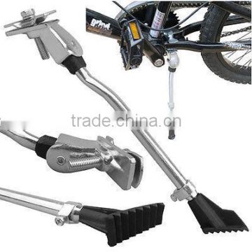 sliver Adjustable Aluminum Bicycle FOOT KICK cycling Truck Racks Stand Parking