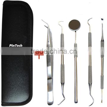 New Dental Instruments Tool Kit Set of 5 pieces Dental Hygiene Kit