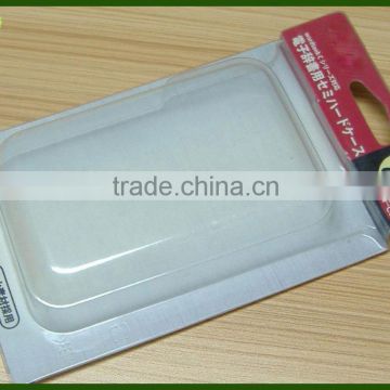 Slide plastic blister packaging