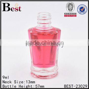 9ml clear glass bottle diamond glass bottle cosmetic glass bottle                        
                                                                                Supplier's Choice