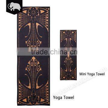 Outdoor sports easy to carry antibacterial recyclable soft mini yoga towel
