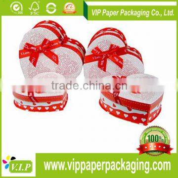 2016 NEW ALIBABA CHINA HEART SHAPE PAPER CHOCOLATE BOXES FOR WHOLESALE