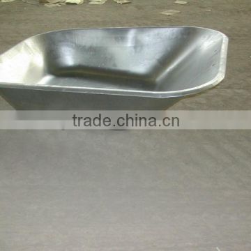 wheelbarrow tub/wheelbarrow bucket/wheelbarrow gavanized tray