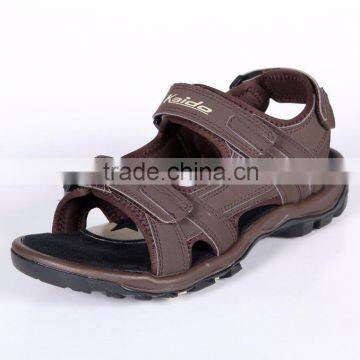 Latest model Arabic 2016 beach summer leather men's sandals shoes fashion sport flat sandal for men