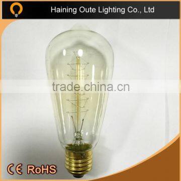 Wholesale Price Retro Vintage Edison Bulb Light ST14 Filament Bulb Edison Lamp Home Decor Lights photo-2