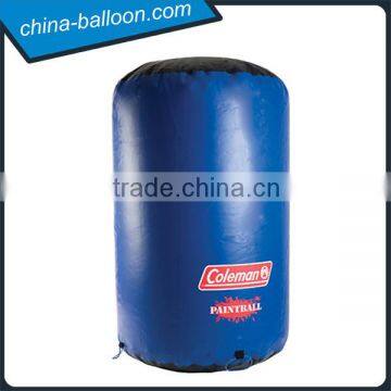 Blue Color Inflatable Paintball Bunker,psp Inflatable Bunker Barrier Game for Adults