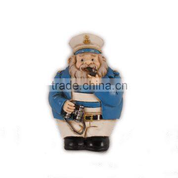 Resin fridge magnet resin captain figure fridge magnet