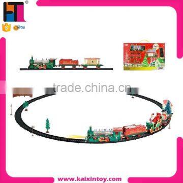 model train toy slot toy electric train set with light for kids