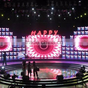 Shenzhen Factory CE Rohs HD 1R1G1B 1/16 scan led screen p3 indoor full color led Display