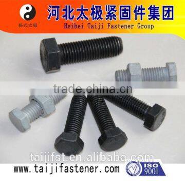 Hot galvanized bolt and nut hexagon