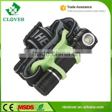 1*AAA battery metal material 100 lumens powerful miner headlamp