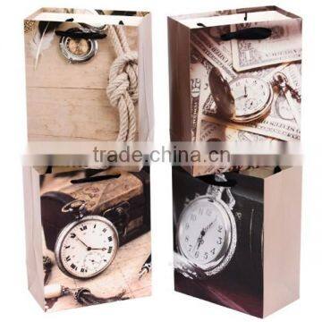 Time Travel Fashion Models Paper Gift Bag